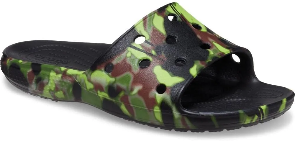 Crocs Unisex-Adult Classic Spray Camo Slide Sandal