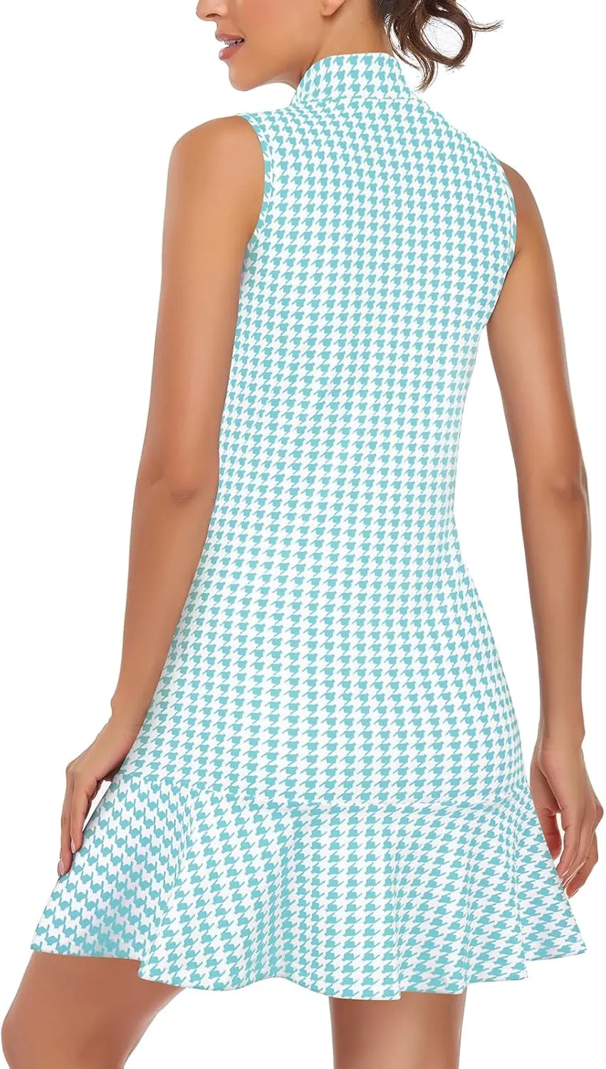 Cucuchy Womens Golf Tennis Dress Sleeveless Athletic Sports Workout Dresses