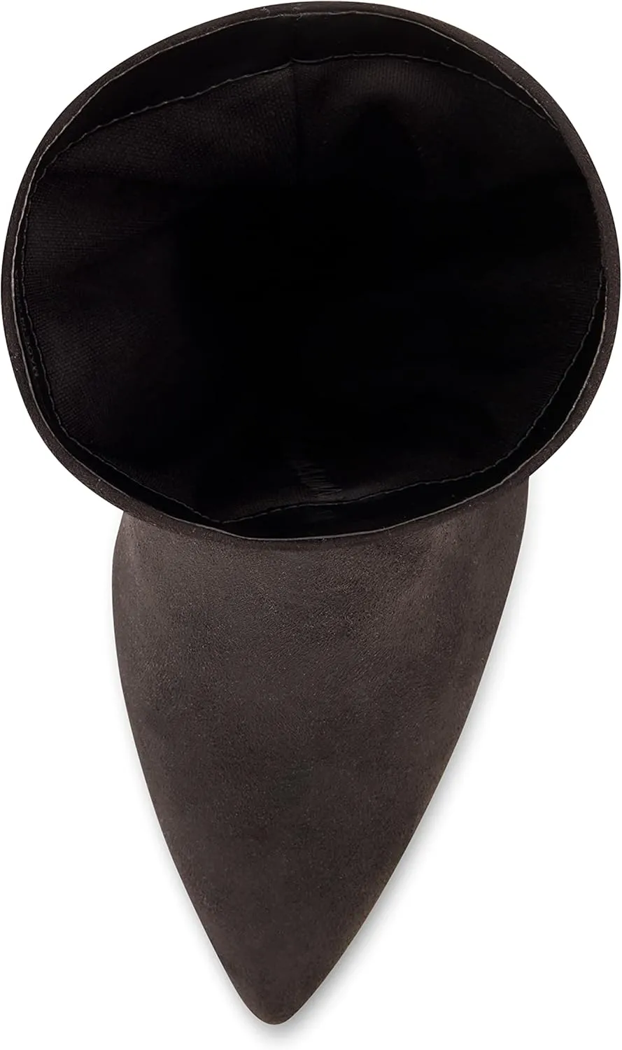 CUSHIONAIRE Women's Hip Slouchy Vegan Suede Mid-Calf Scrunch Boot with Pointed Toe, Memory Foam & 3-Inch Heel | Wide Widths Available