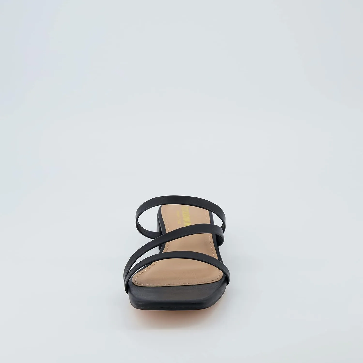 CUSHIONAIRE Women's Newport low block heel sandal  Memory Foam and Wide Widths Available