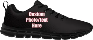 Custom Sneakers Mens Womans Teenager Boy Girl Sports Shoes Personalized Photo Text Lightweight Lace Up Footwear Unisex Gift