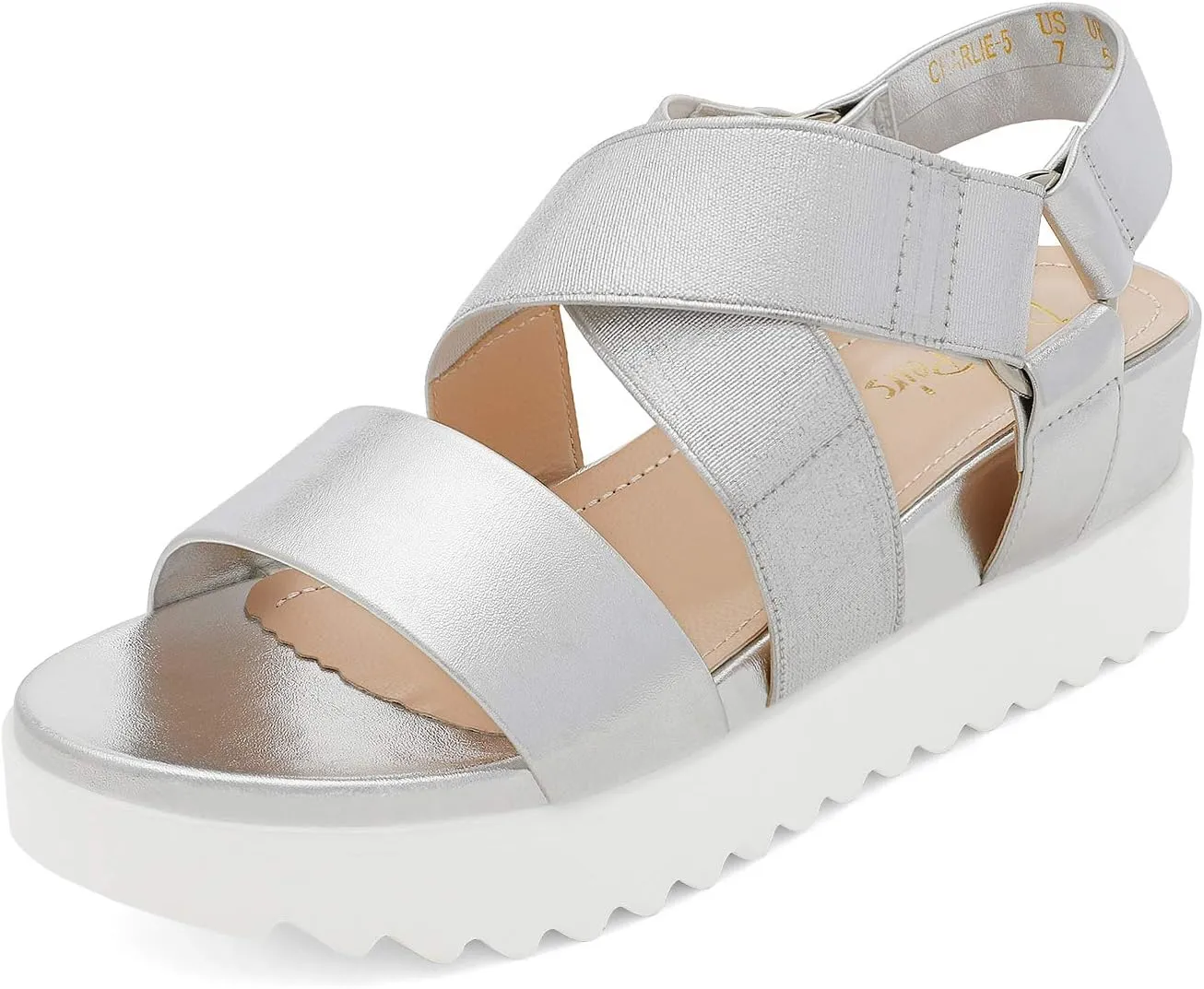 DREAM PAIRS Women’s Open Toe Ankle Strap Platform Wedge Sandals