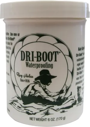 DriBoot Boot and Leather Waterproofer - Protects and Waterproofs Leather Boots, and Other Leather Gear, Made in The USA, 6 Ounces