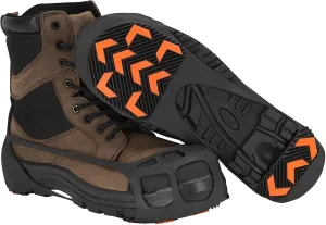 Due North GripPro Spikeless Footwear Traction Aids for Men and Women - for Ice and Snow - Lightweight Full-Foot Rubber Tread