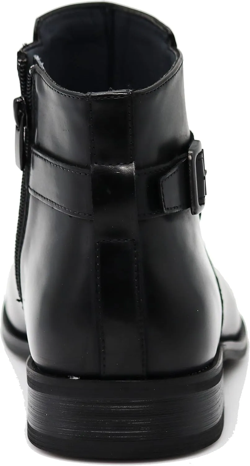 Enzo Romeo WT10 Men's Western Cowboy Motorcycle Ankle Boots