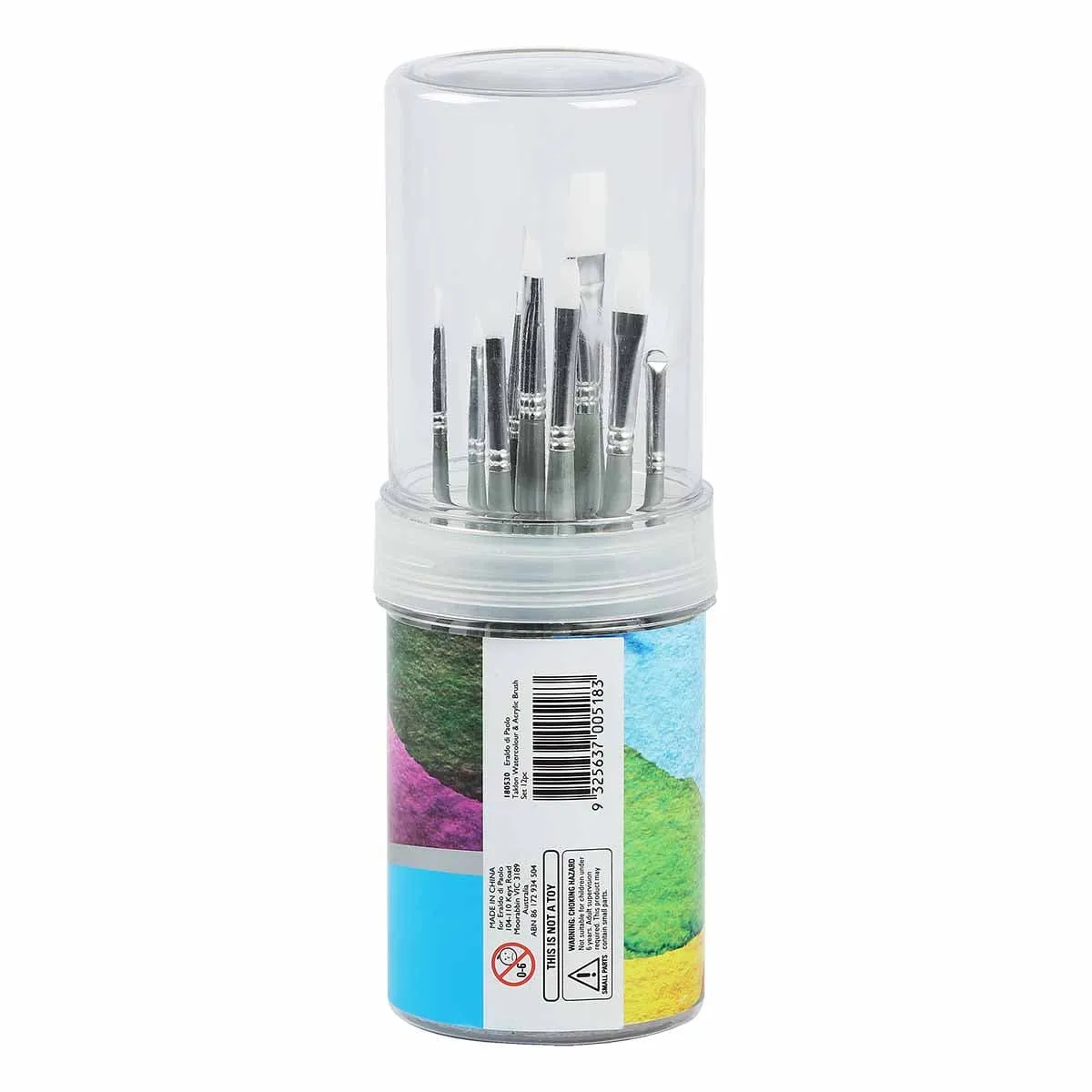 Eraldo di Paolo Taklon Watercolour & Acrylic Brush Set 12 Pack
