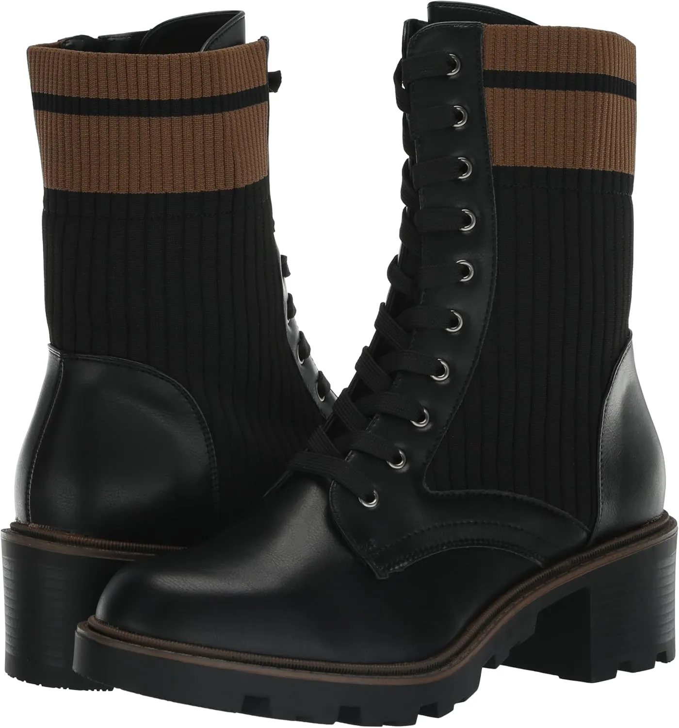 EVANS Women's Joyce Lace Up Boot Fashion