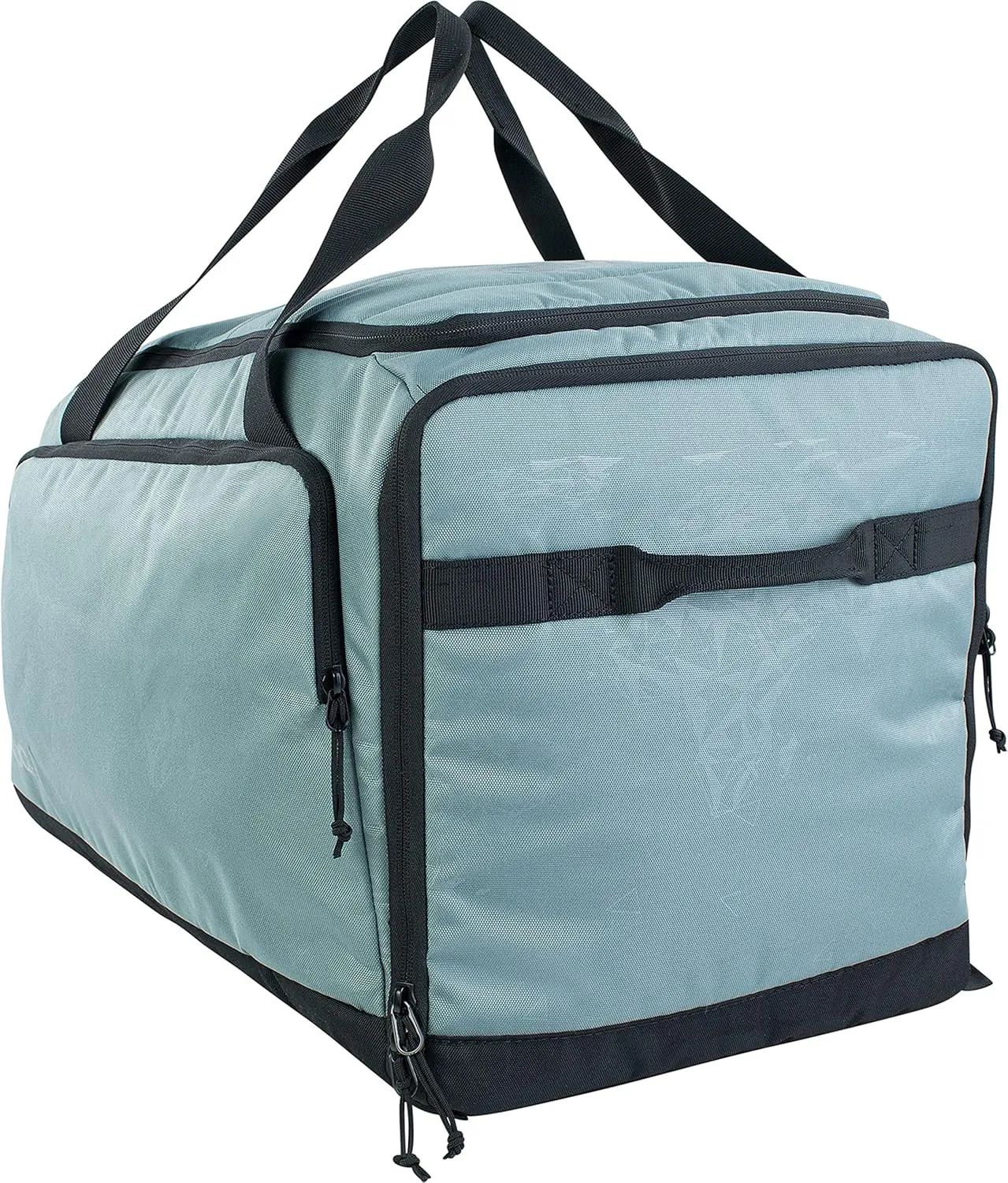 EVOC Gear Bag 35 Travel Gear Bag (Separate Wet Compartment, Robust Outer Material, Padded Main Compartment, Individually Divisible, Dirt/Water Resistant), Steel/Grey