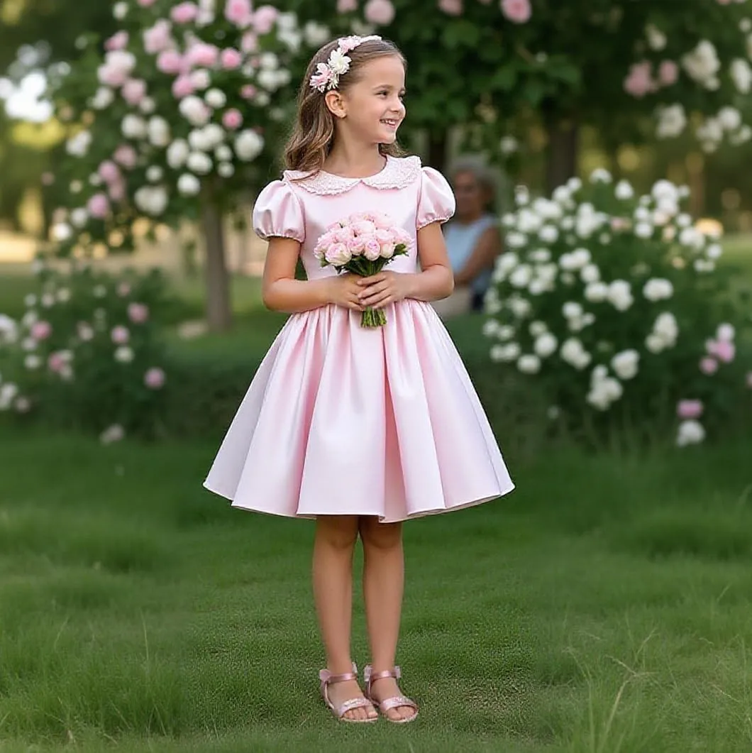 Felix & Flora Toddler Girl Sandals Open Toe Summer Flower Girl Dress Shoes