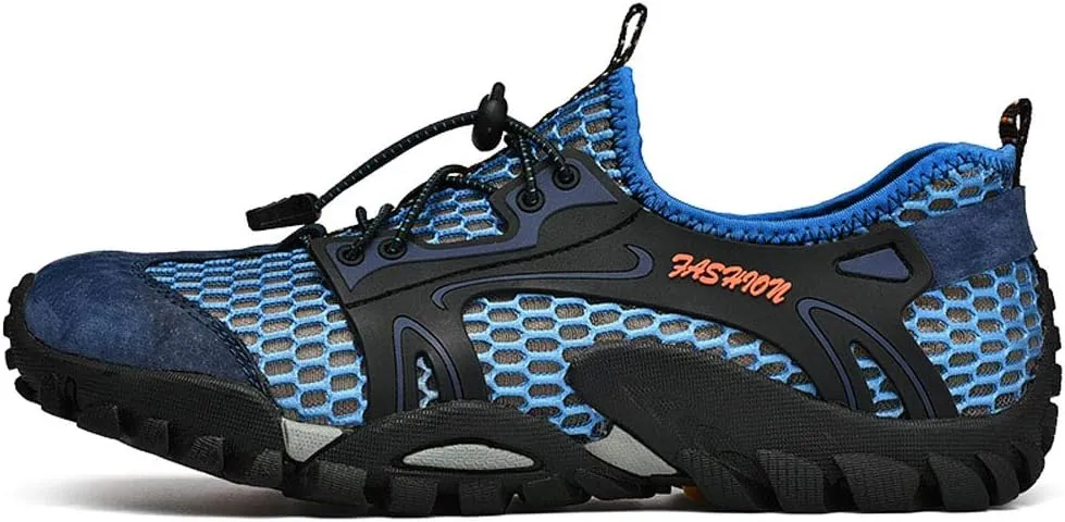 FLARUT Men's Sandals Barefoot Hiking Shoes Quick Dry Breathable Mesh Lightweight Outdoor Training Water Walking Shoes