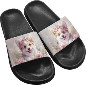 Forchrinse Vintage World Map Print Unisex Shower Slippers Causal Slip on Slide Sandals Open Toe Home Slippers for Women Men