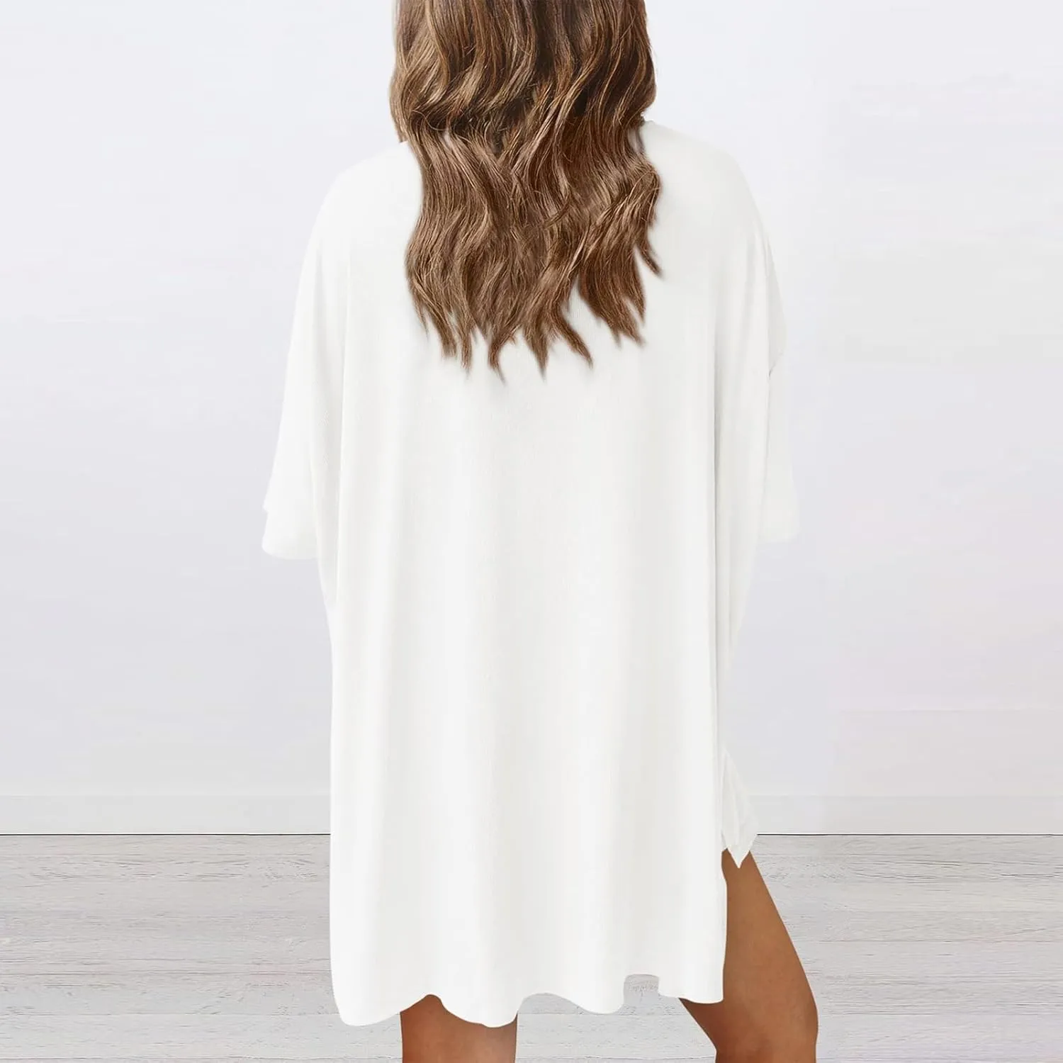 Frunqui Two Piece Set,Women's Summer Two Piece Lounge Set 2025 Summer Casual Oversized Shirts Biker Shorts