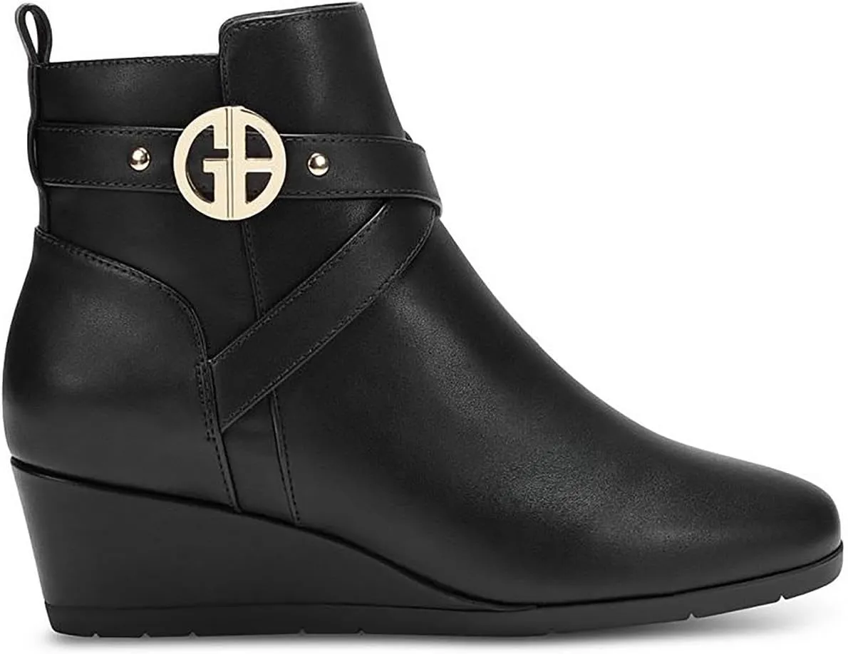 Giani Bernini Womens Cherie Faux Leather Ankle Boots