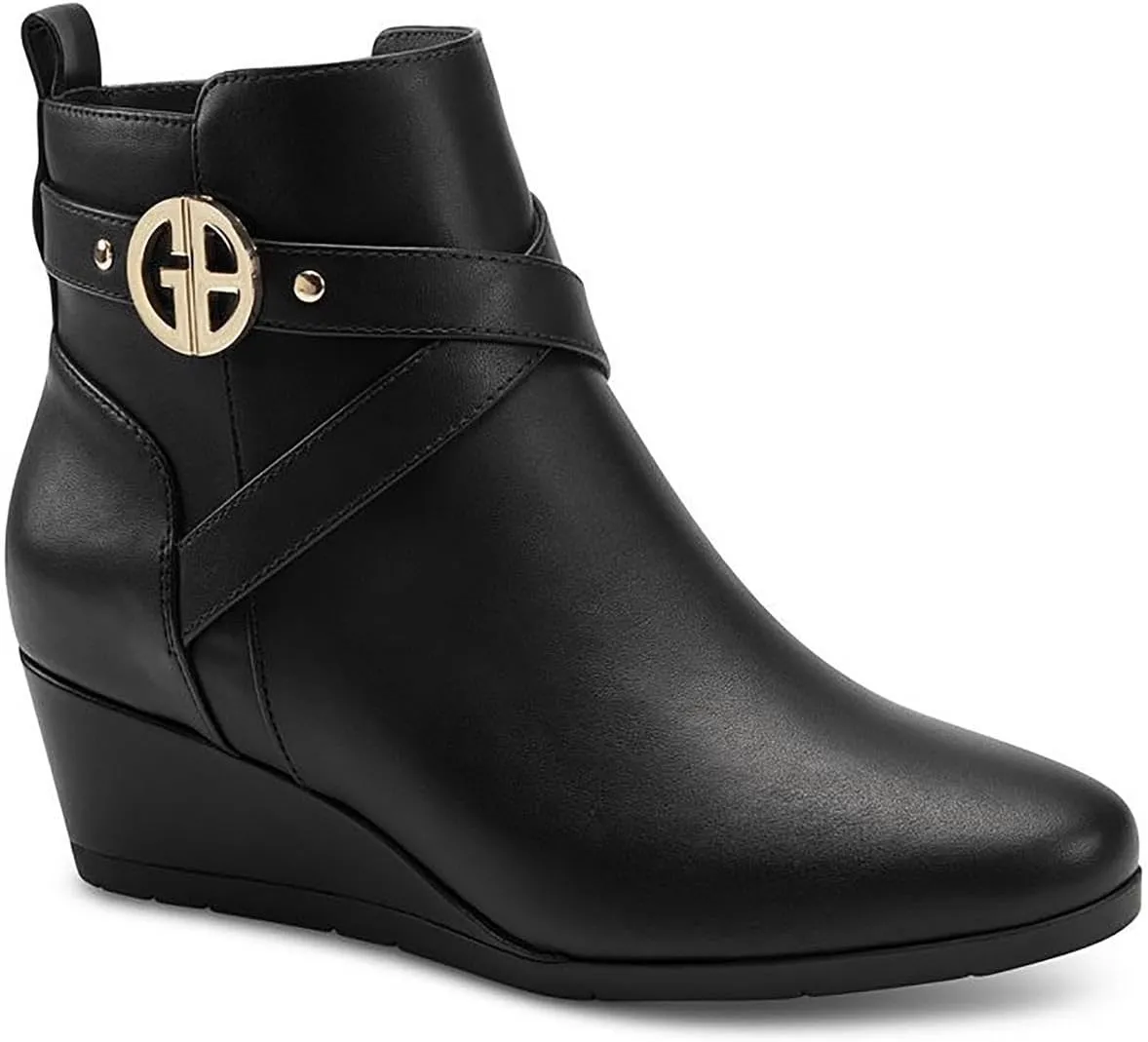 Giani Bernini Womens Cherie Faux Leather Ankle Boots