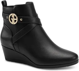 Giani Bernini Womens Cherie Faux Leather Ankle Boots