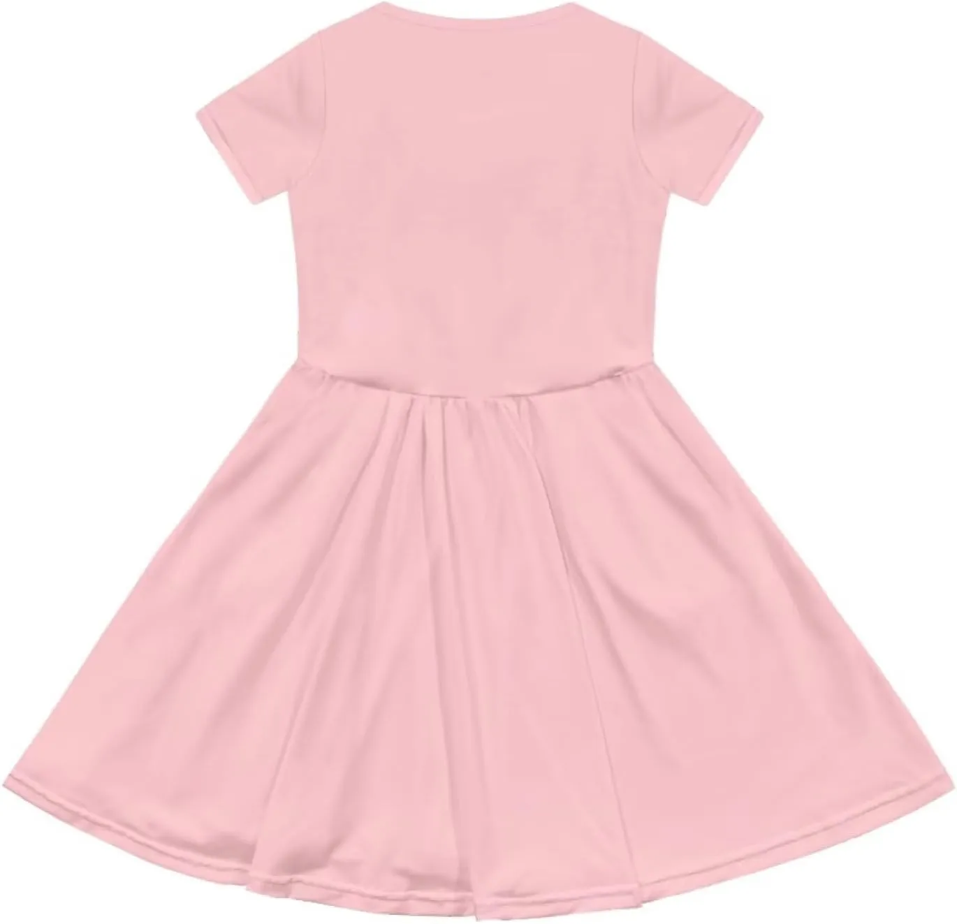 Girls Short Sleeve Dresses with Pockets Cute Dresses for Girls 3-16 Years Old