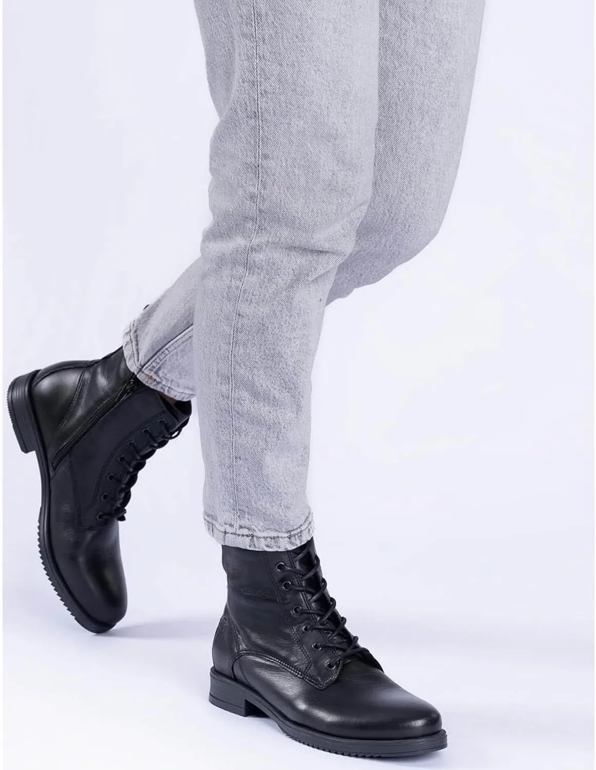 Halki Women's Ankle Boots - Lined Winter Shoes Made of Cowhide Leather - Elegant & Robust Boots for Autumn & Winter - Made in Portugal