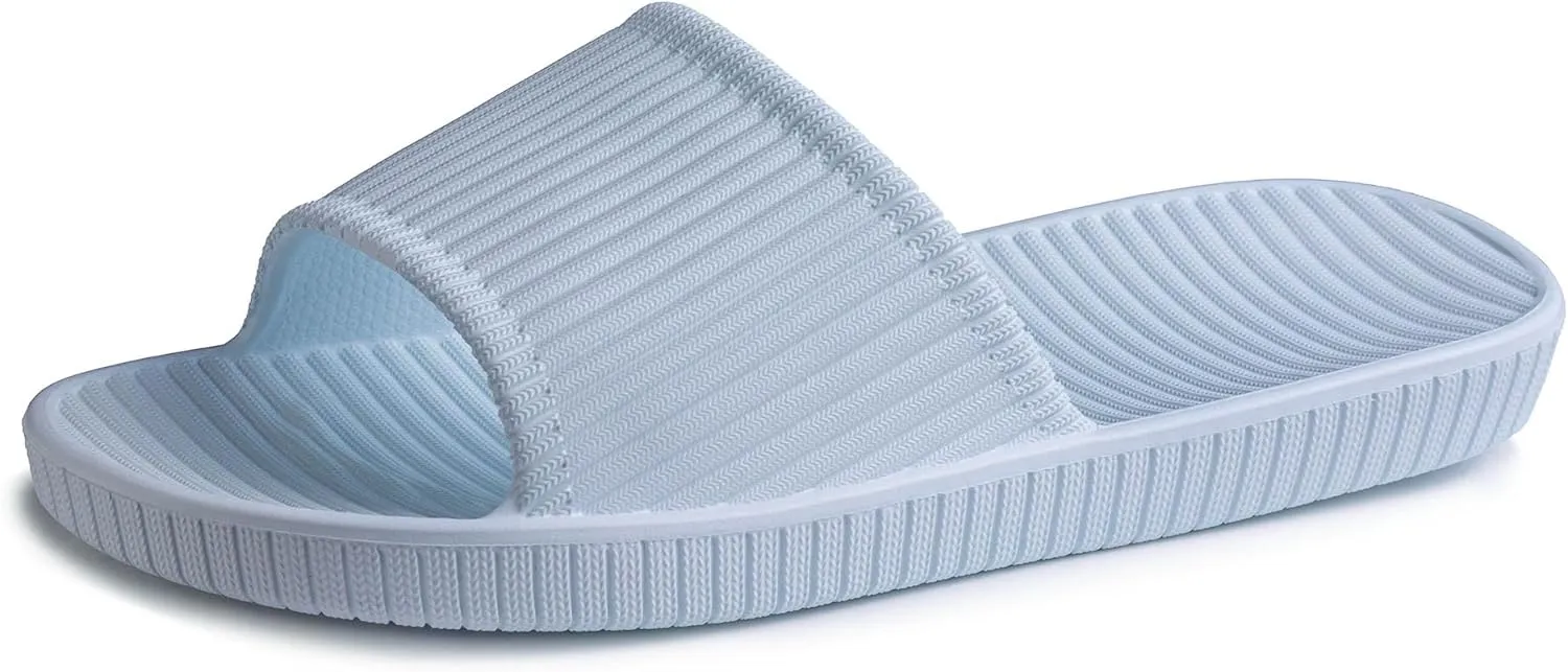Happy Lily Shower Shoes, Women & Men’s Shower Slippers, Slides Sandals Pool Slides House Slippers Non-Slip Indoor Bathroom Shoes Beach Sandals