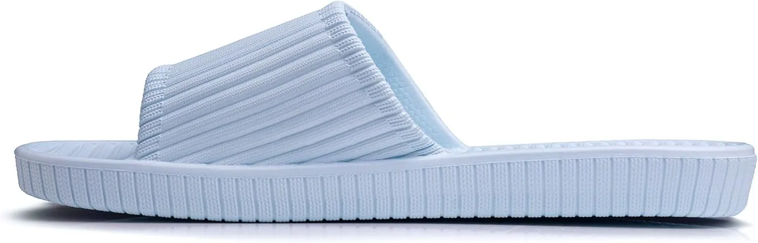 Happy Lily Shower Shoes, Women & Men’s Shower Slippers, Slides Sandals Pool Slides House Slippers Non-Slip Indoor Bathroom Shoes Beach Sandals