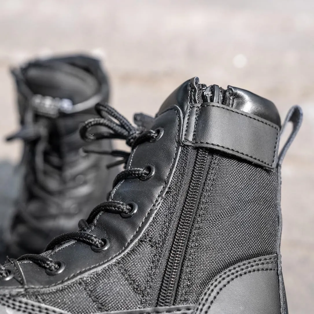Hiking Boots Boys Girls Military Fan Shoes Quick Dry Comfortable Desert Boots High Hiking Shoe Summer Camp Tactical Boots