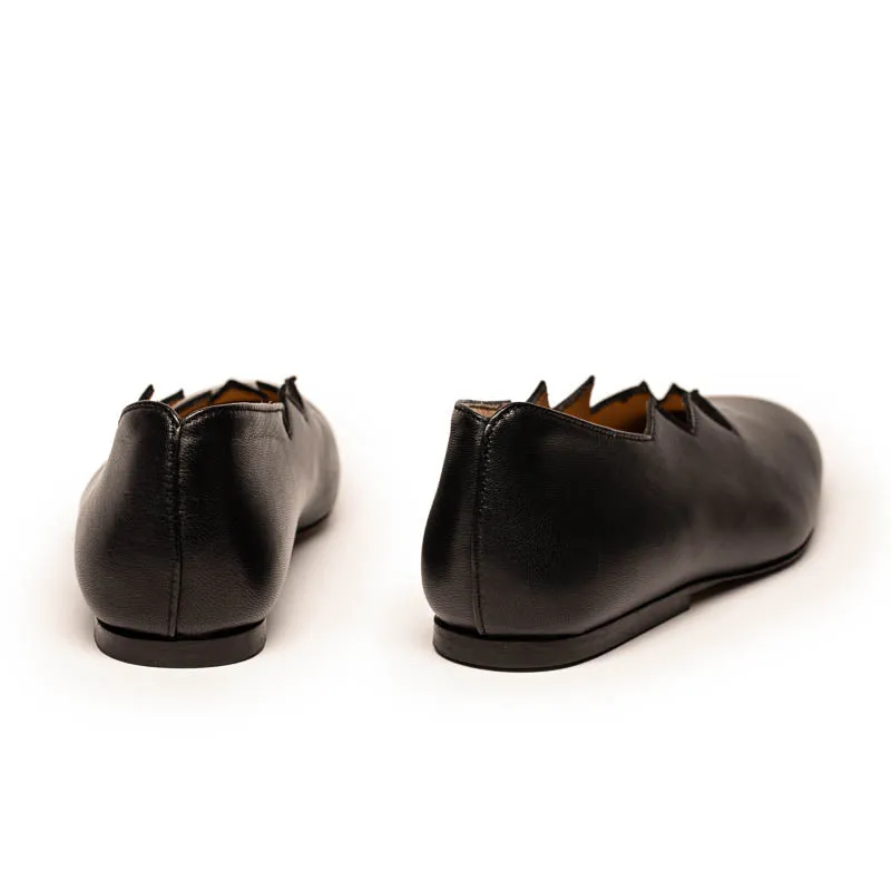 HOLZER Black | Leather Loafers