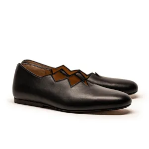 HOLZER Black | Leather Loafers