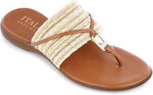 Italian Shoemkaer Womens Callisto Sandals 9 Ntrf Natur