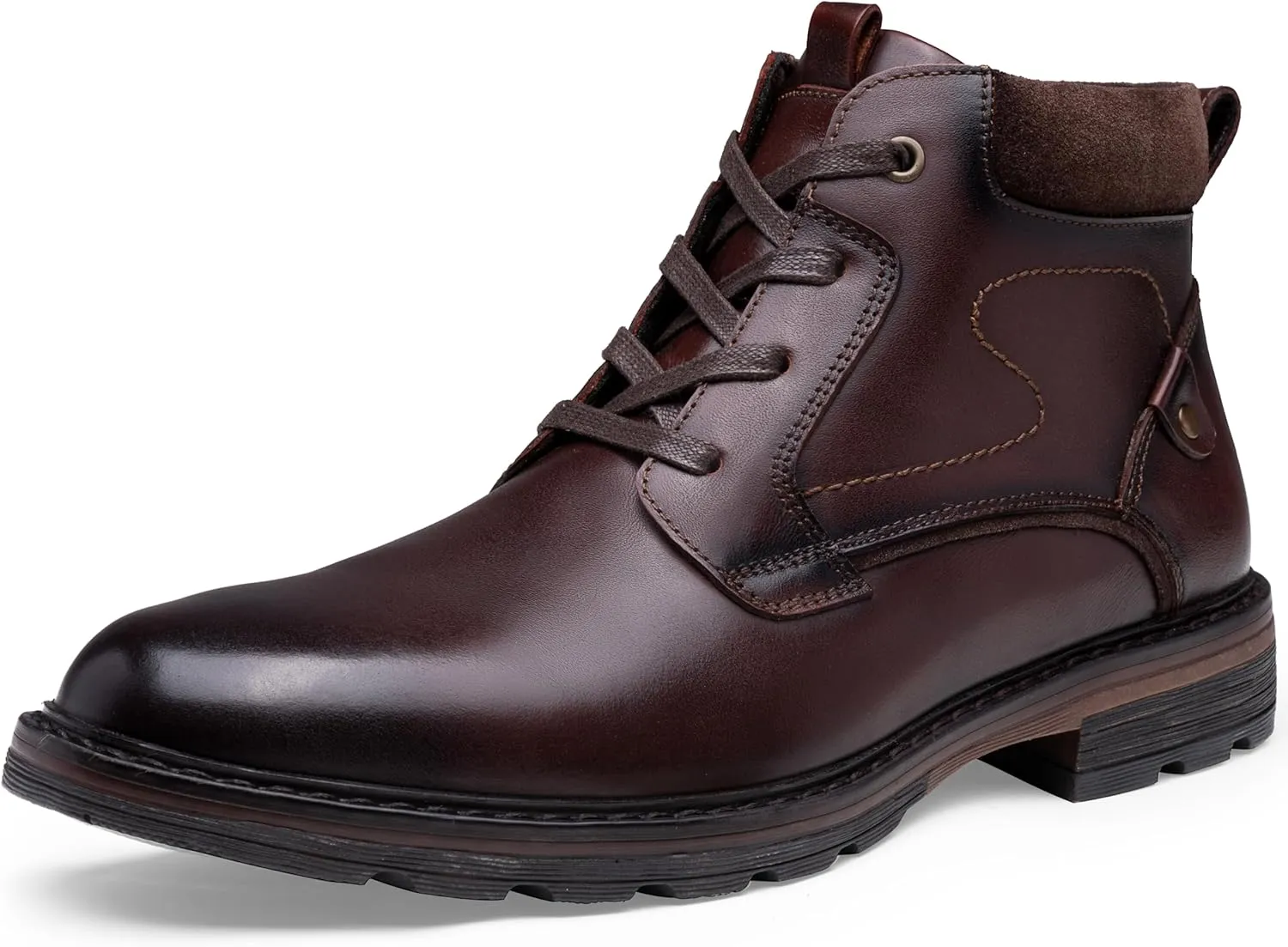 Jousen Men's Dress Boots Leather Boots for Men Formal Chukka Boots Mens Business Mens Boots