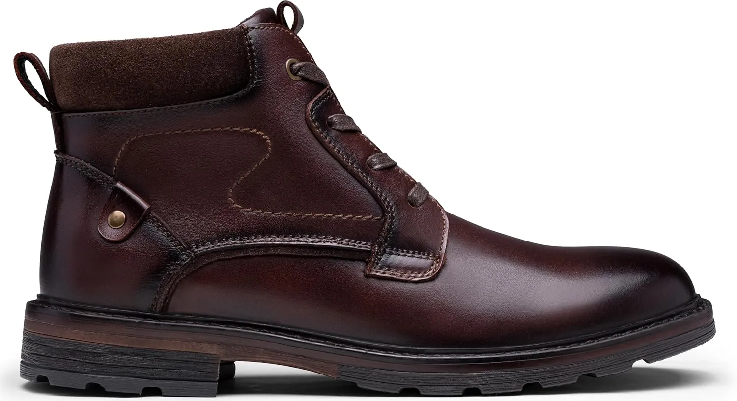 Jousen Men's Dress Boots Leather Boots for Men Formal Chukka Boots Mens Business Mens Boots