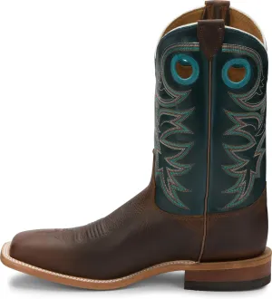 Justin Men's BR738 Drennan 11" Western Boot, Dark Brown - 10.5D