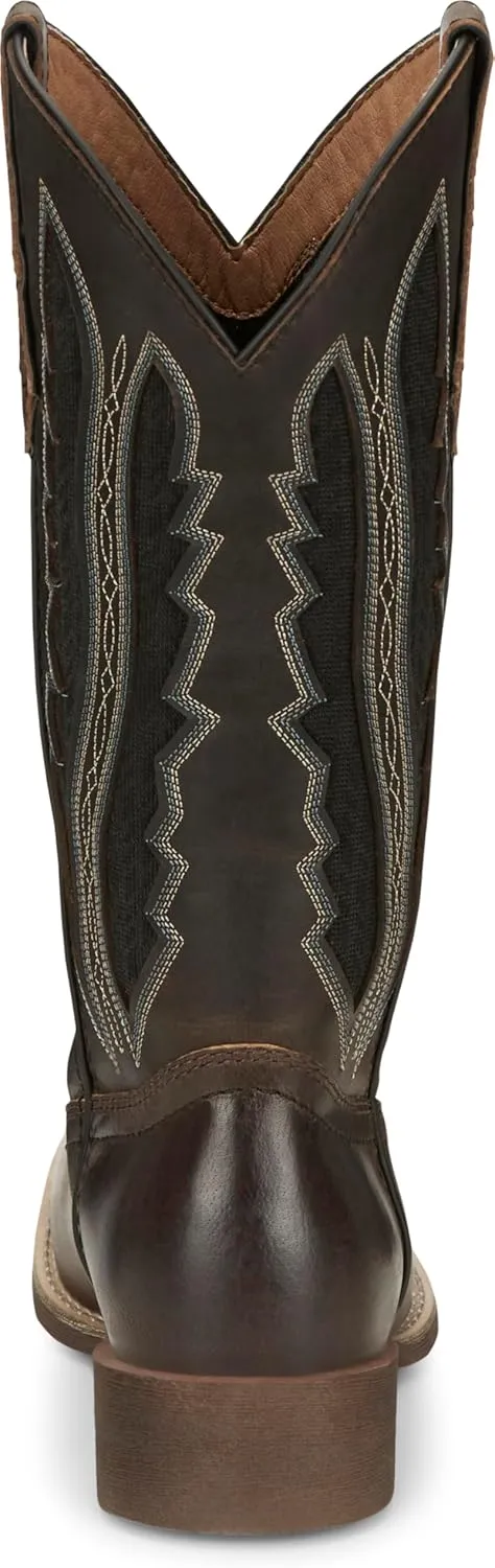 Justin Women's Jaycie Square Toe Stylish Leather Western Boot