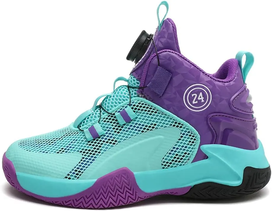 Kids' Basketball Shoe Kids' Sneakers Sports Breathable Lightweight Running Shoes for Kids Fashion Athletic Casual Shoes Walking Shoes