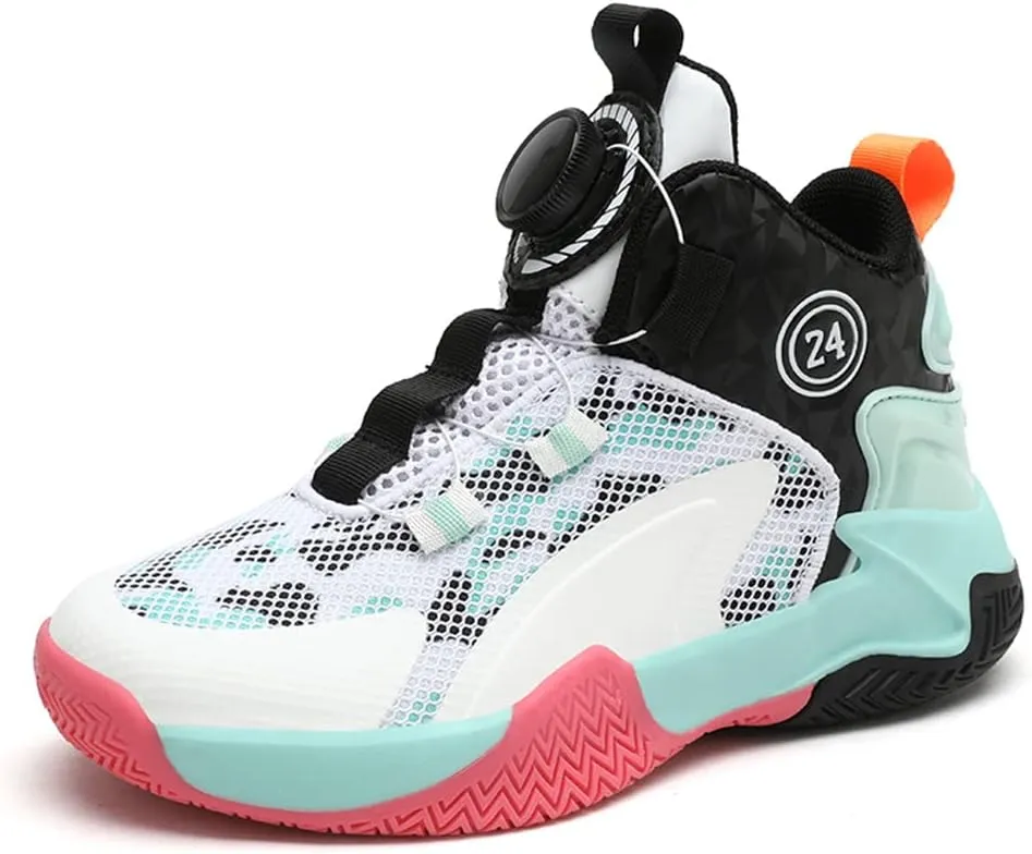 Kids' Basketball Shoe Kids' Sneakers Sports Breathable Lightweight Running Shoes for Kids Fashion Athletic Casual Shoes Walking Shoes