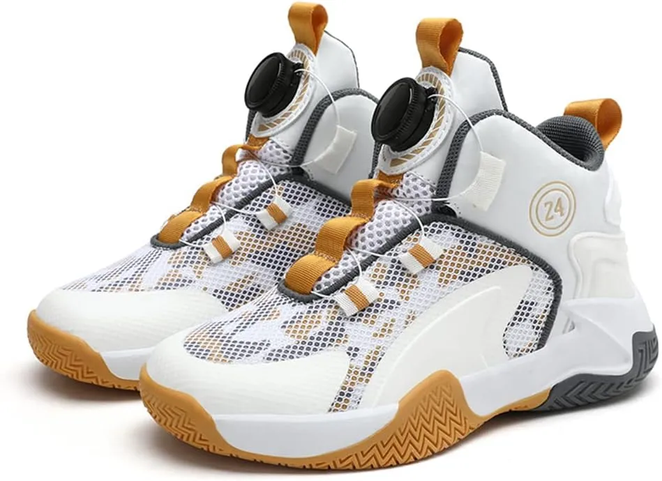 Kids' Basketball Shoe Kids' Sneakers Sports Breathable Lightweight Running Shoes for Kids Fashion Athletic Casual Shoes Walking Shoes