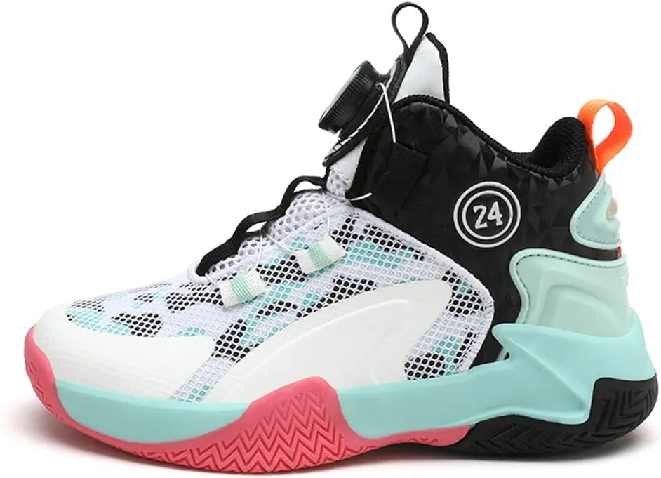 Kids' Basketball Shoe Kids' Sneakers Sports Breathable Lightweight Running Shoes for Kids Fashion Athletic Casual Shoes Walking Shoes