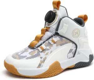 Kids' Basketball Shoe Kids' Sneakers Sports Breathable Lightweight Running Shoes for Kids Fashion Athletic Casual Shoes Walking Shoes