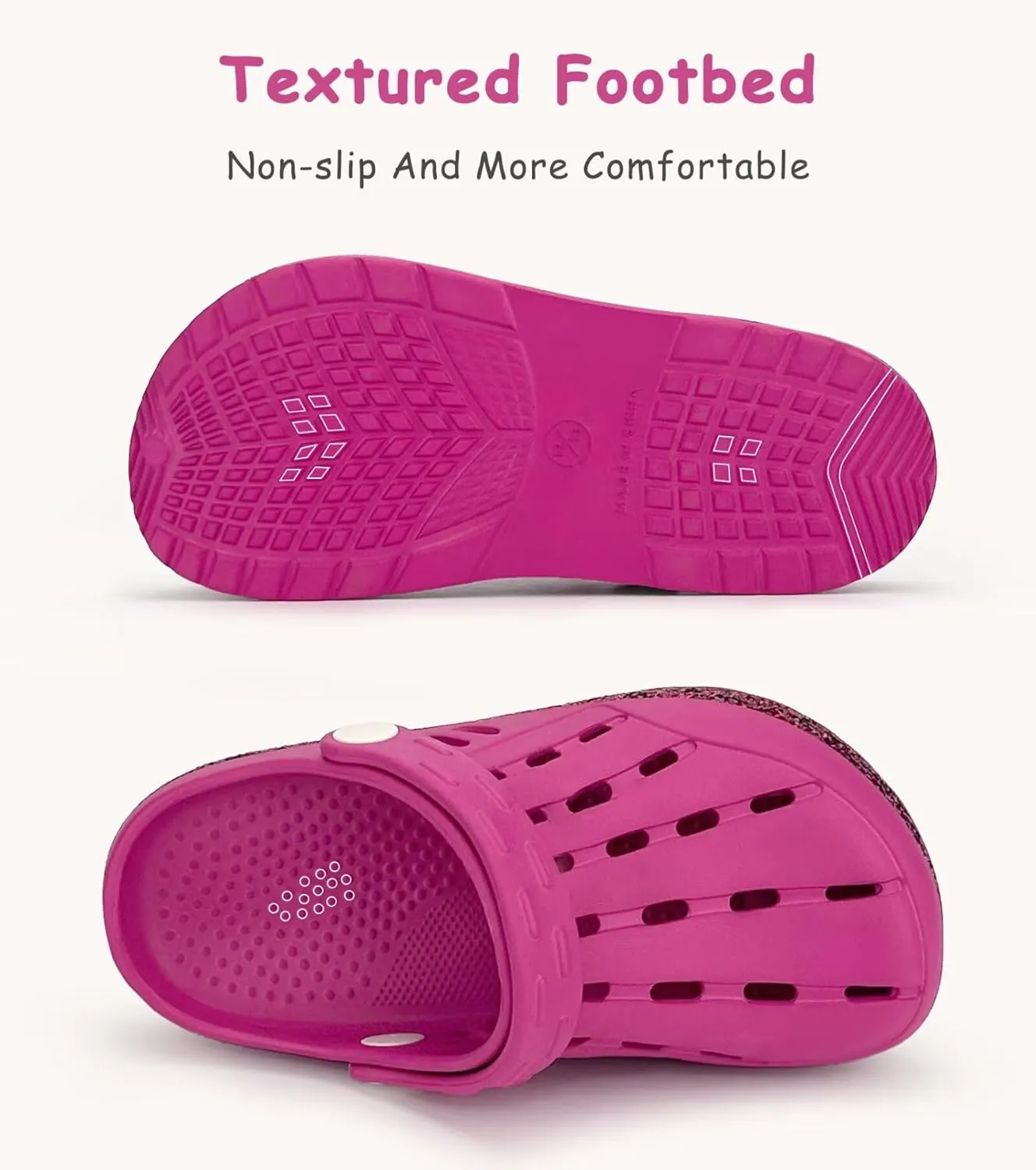 Kids Clogs Girls Boys Garden Clogs Slip on Water Shoes Beach Pool Sandals House Slipper(Toddler/Little Kids/Big Kids)