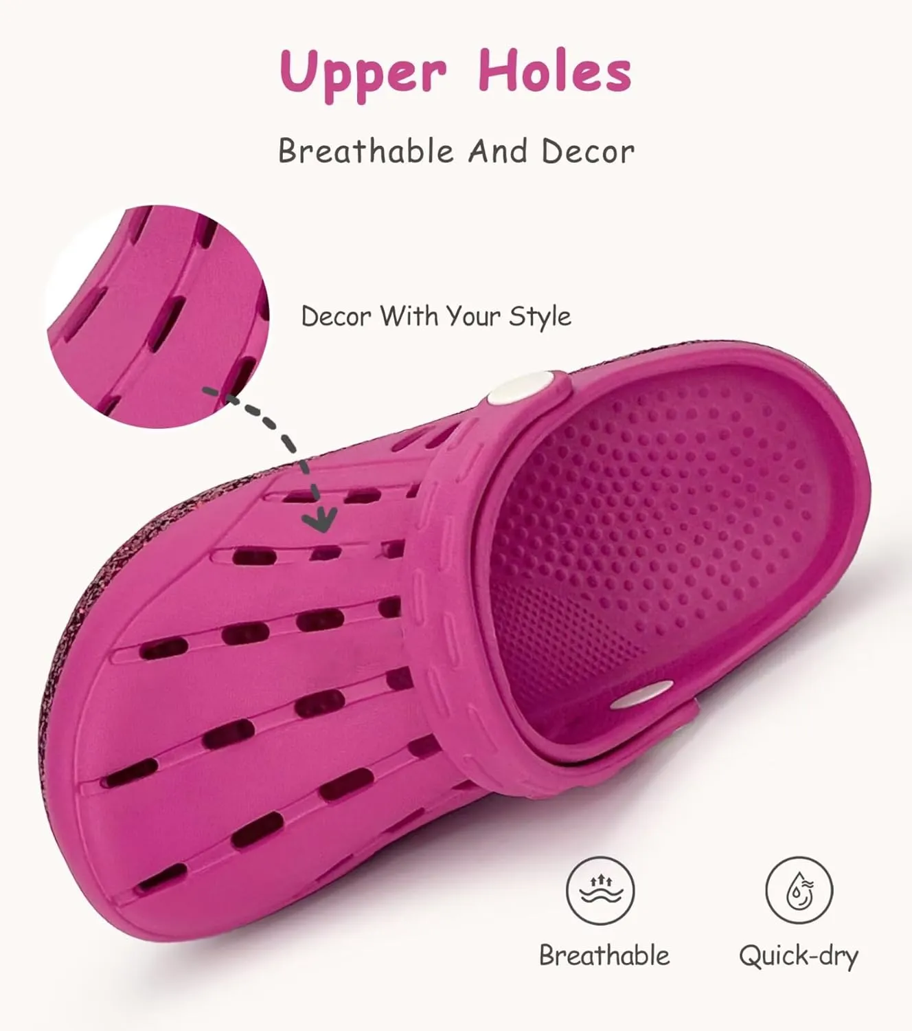 Kids Clogs Girls Boys Garden Clogs Slip on Water Shoes Beach Pool Sandals House Slipper(Toddler/Little Kids/Big Kids)