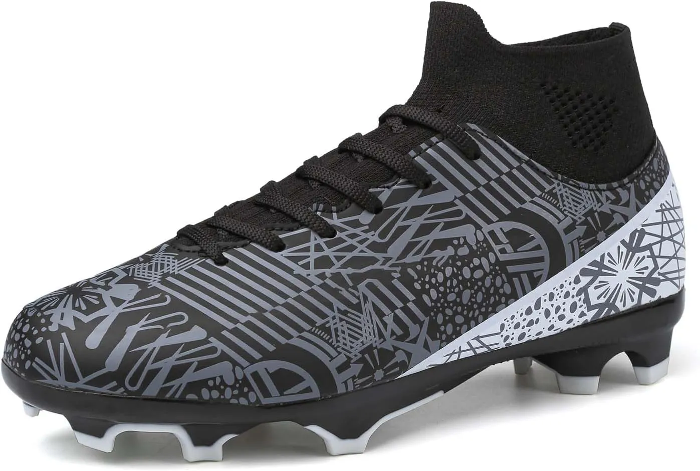 Kids Soccer Cleats Boys Girls Football Cleats Turf Soccer Shoes AG/FG
