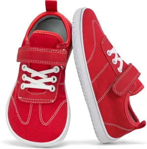 Kids Wide Toe Box Barefoot Shoes Breathable Comfy Summer Canvas Sneakers | Toddler Boys/Girls Zero Drop Minimalist Outdoor Activities Walking Running Shoe