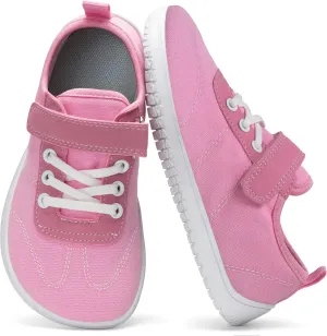 Kids Wide Toe Box Barefoot Shoes Breathable Comfy Summer Canvas Sneakers | Toddler Boys/Girls Zero Drop Minimalist Outdoor Activities Walking Running Shoe
