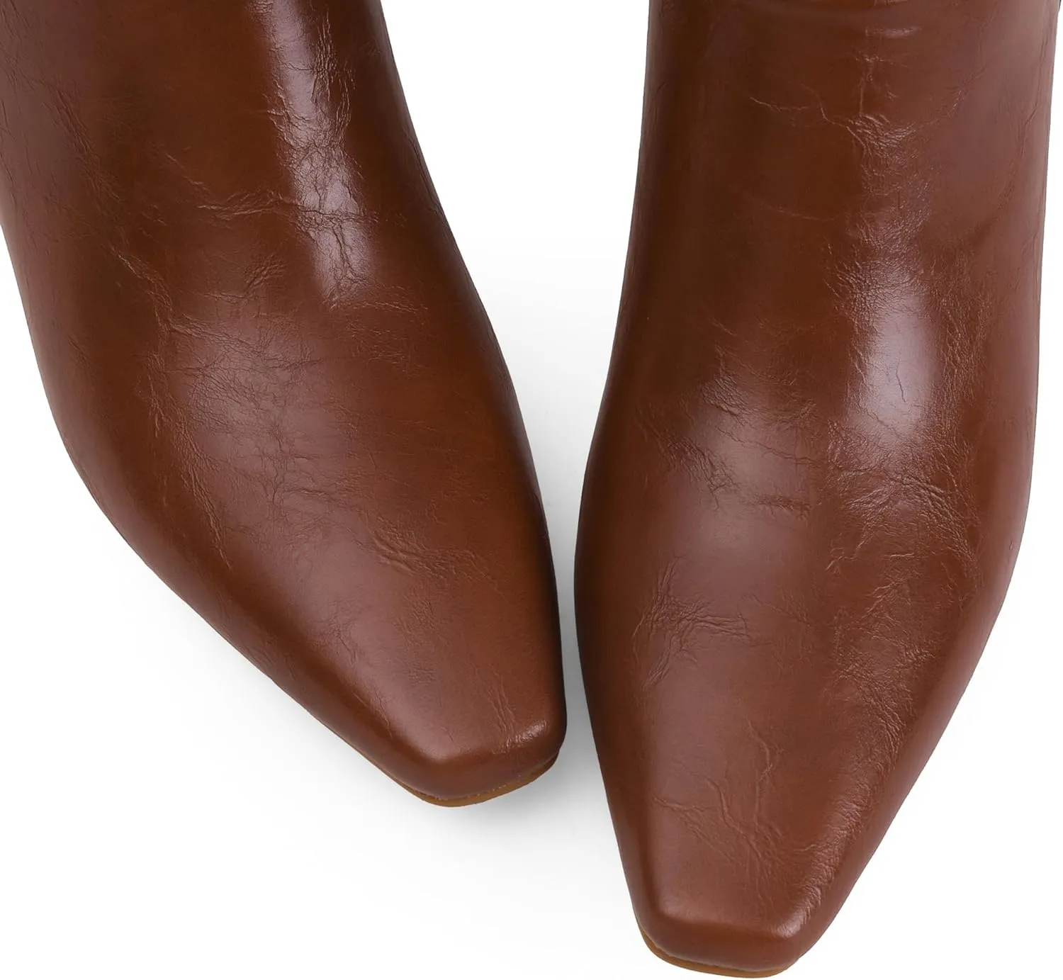 Knee High Boots for Women Square Toe and 2 IN Block Low Heel Boots Womens Fashion Long Boots