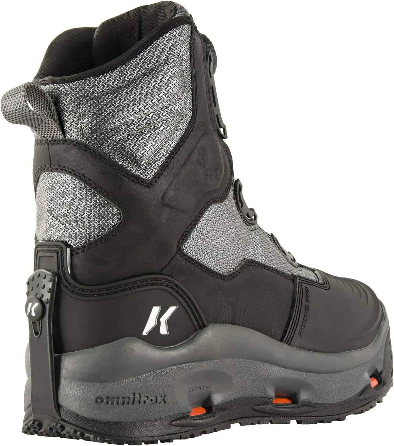 Korkers Men's Darkhorse Fishing / Wading Boot, Includes Interchangeable Felt & Kling-On Soles
