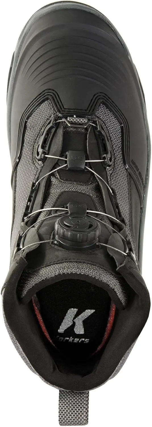 Korkers Men's Darkhorse Fishing / Wading Boot, Includes Interchangeable Felt & Kling-On Soles