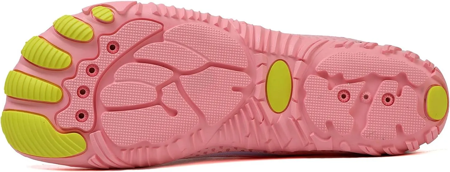 Kubbon Hike Barefoot Footwear Womens Breathable & Non-Slip Athletic Footwear Wide Toe Water Shoes Barefoot Hiking Shoes Unisex