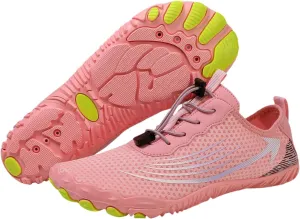 Kubbon Hike Barefoot Footwear Womens Breathable & Non-Slip Athletic Footwear Wide Toe Water Shoes Barefoot Hiking Shoes Unisex