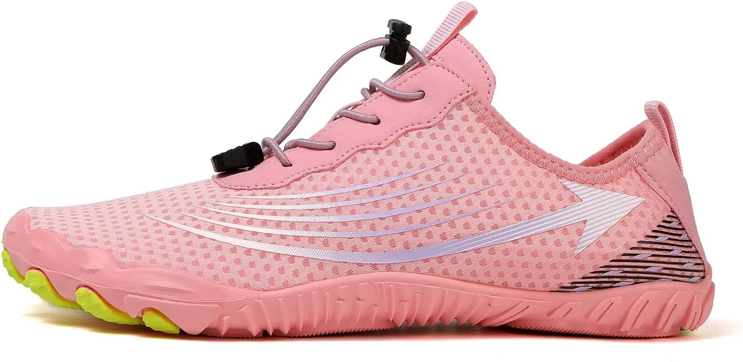 Kubbon Hike Barefoot Footwear Womens Breathable & Non-Slip Athletic Footwear Wide Toe Water Shoes Barefoot Hiking Shoes Unisex