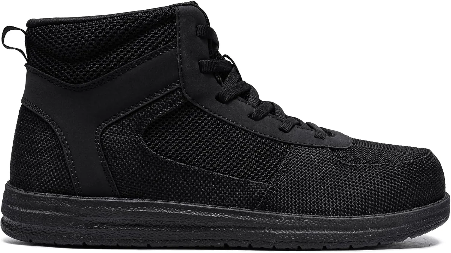 LARNMERN Steel Toe Boots Men, Non Slip Work Puncture Proof Safety Boot, Industrial Construction Comfortable Outdoor Hiking Military Tactical Shoes