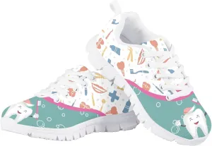 LedBack Running Shoes for Boys Girls Lace-up Athletic Tennis Sneakers Breathable Mesh Sports Shoes for Little Kid/Big Kid