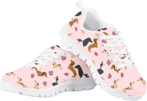 LedBack Running Shoes for Boys Girls Lace-up Athletic Tennis Sneakers Breathable Mesh Sports Shoes for Little Kid/Big Kid
